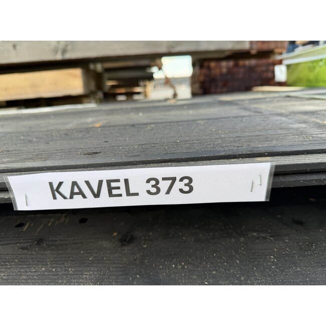 Bundel 373 - Douglas Sponningplank Zwart Gespoten 18-190mm 2500 mm