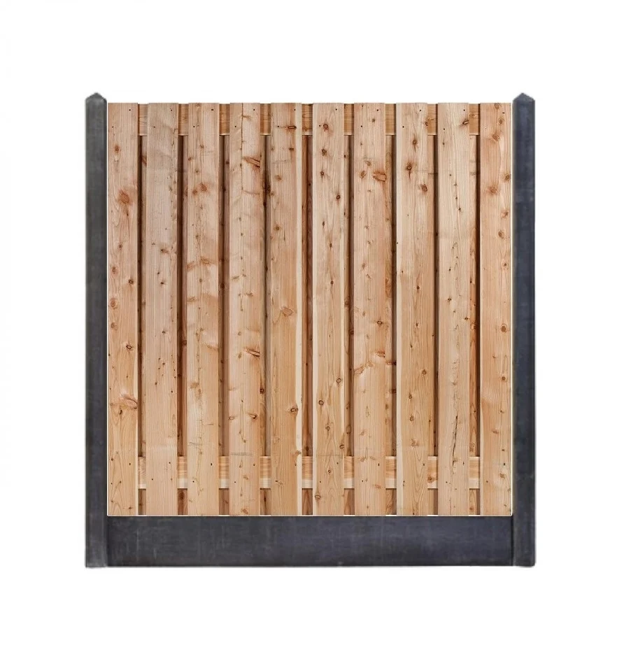 Hout Beton Schutting