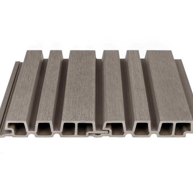Composiet Gevelbekleding Barcode Profiel 33x195mm | Light Grey | PuraTech 195