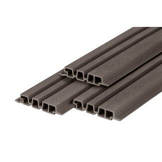 PuraTech Composiet Gevelbekleding Barcode Profiel 33x195mm | Dark Grey | PuraTech 195