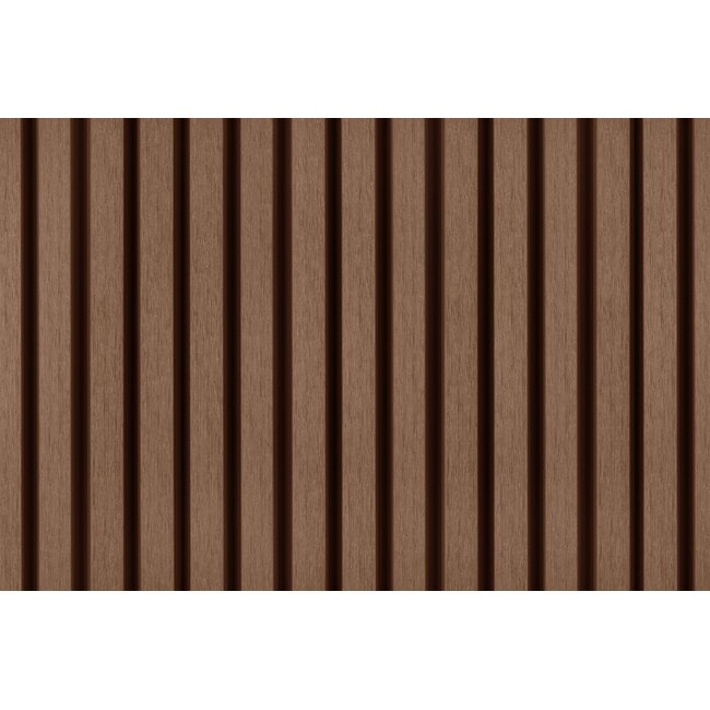 Composiet Gevelbekleding Triple Profiel 33x170mm | Teak | PuraTech 30