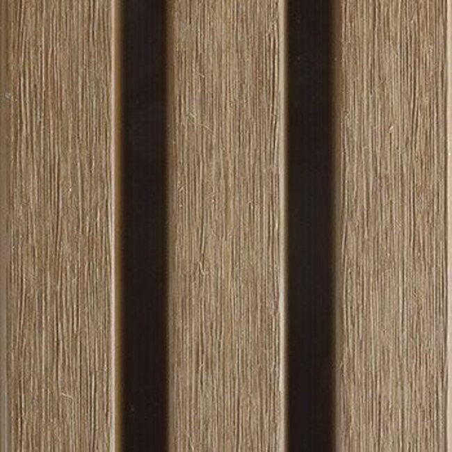 Composiet Gevelbekleding Triple Profiel 33x170mm | Teak | PuraTech 30