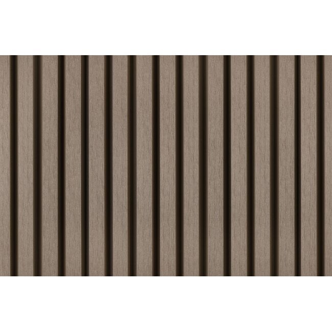 Composiet Gevelbekleding Barcode Profiel 33x170mm | Light Grey | PuraTech 30