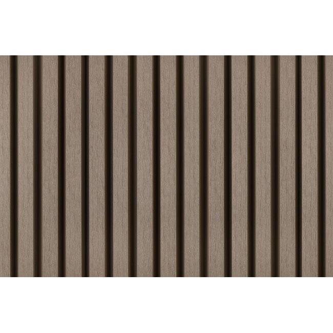 Composiet Gevelbekleding Triple Profiel 33x170mm | Light Grey | PuraTech 30