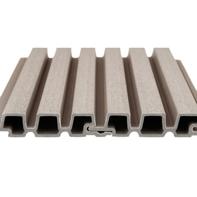 Composiet Gevelbekleding Barcode Profiel 33x170mm | Light Grey | PuraTech 30