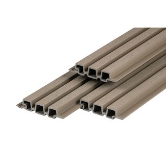 PuraTech Composiet Gevelbekleding Triple Profiel 33x170mm | Light Grey | PuraTech 30