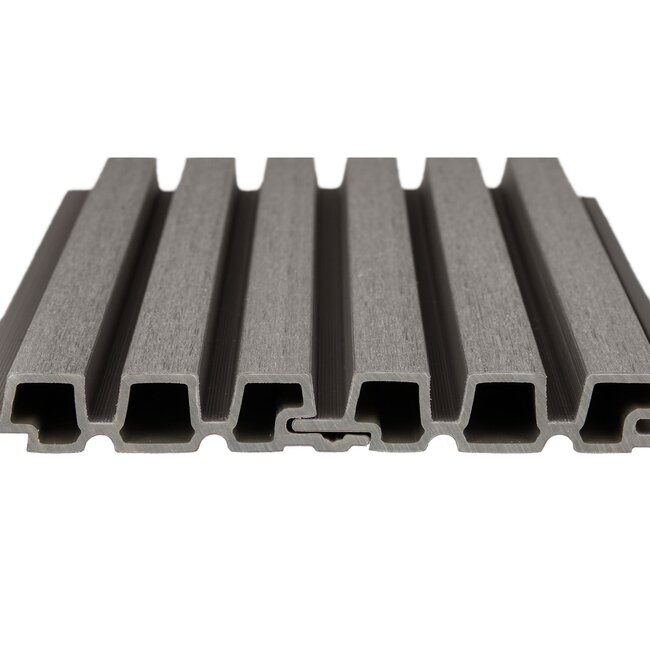 Composiet Gevelbekleding Triple Profiel 33x170mm | Dark Grey | PuraTech 30