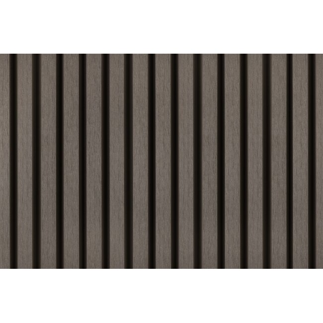 Composiet Gevelbekleding Triple Profiel 33x170mm | Dark Grey | PuraTech 30