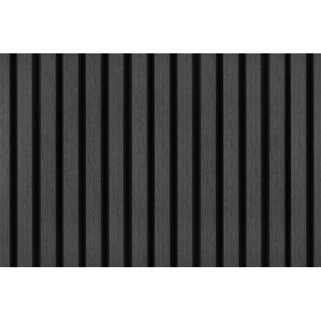Composiet Gevelbekleding Triple Profiel 33x170mm | Ebony Black | PuraTech 30