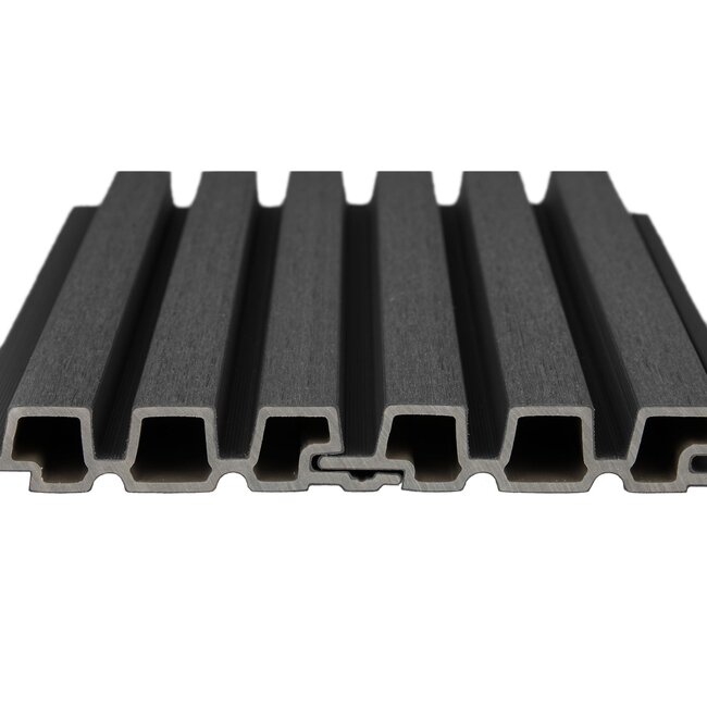 Composiet Gevelbekleding Triple Profiel 33x170mm | Ebony Black | PuraTech 30