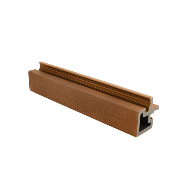 Composiet Gevelbekleding Dubbel Profiel 33x170mm | Teak | PuraTech 55