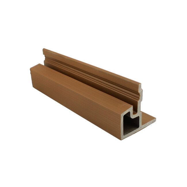 Composiet Gevelbekleding Dubbel Profiel 33x170mm | Teak | PuraTech 55