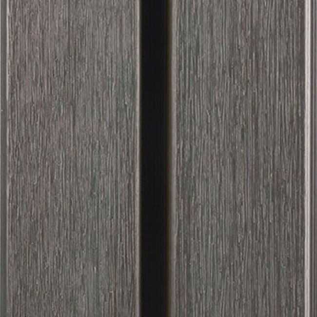 Composiet Gevelbekleding Dubbel Profiel 33x170mm | Dark Grey | PuraTech 55