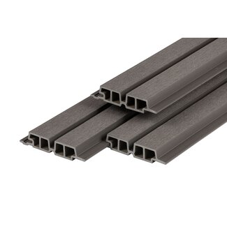 PuraTech Composiet Gevelbekleding Dubbel Profiel 33x170mm | Dark Grey | PuraTech 55