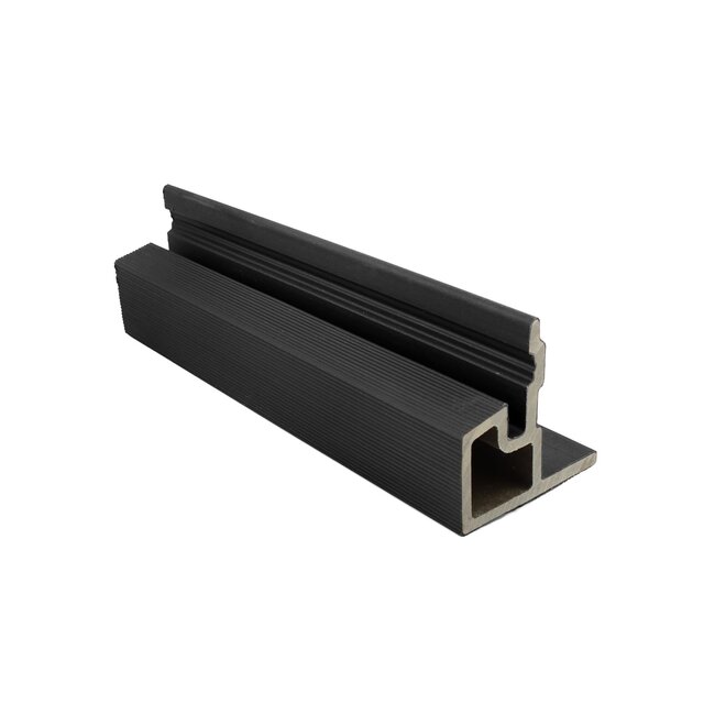 Composiet Gevelbekleding Dubbel Profiel 33x170mm | Ebony Black | PuraTech 55