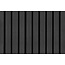 Composiet Gevelbekleding Dubbel Profiel 33x170mm | Ebony Black | PuraTech 55