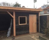 Douglas deur of kozijn zelf maken voor schuur, tuinhuis of blokhut