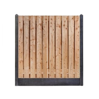Van Gelder Hout Douglas hout beton schutting pakket antraciet 19-planks - TEST