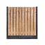 Douglas hout beton schutting pakket antraciet 19-planks - TEST
