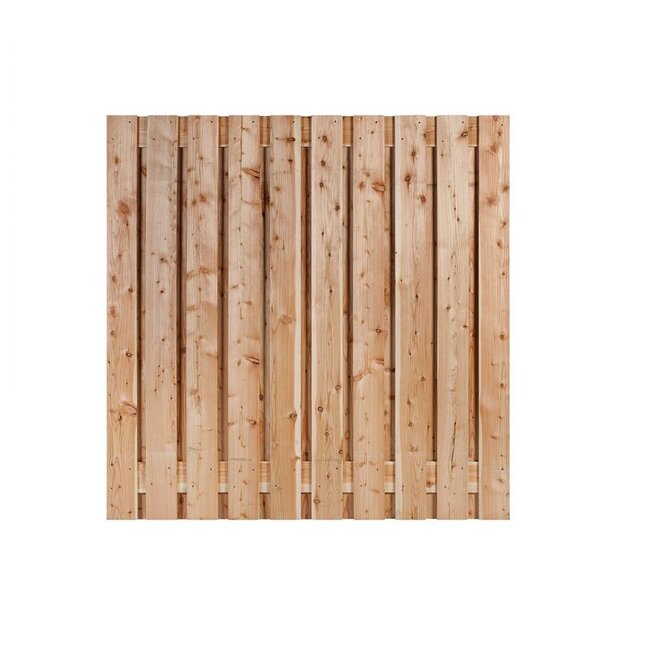 Douglas hout beton schutting pakket antraciet 19-planks - TEST
