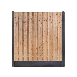 Van Gelder Hout Douglas hout beton schutting pakket antraciet 19-planks  - Copy