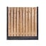 Douglas hout beton schutting pakket antraciet 19-planks - Copy