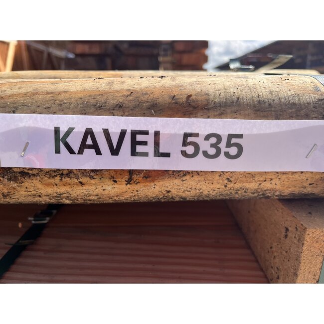 Bundel 535 -  Grenen Rondhout Ø 100mm Gefreesd 4000mm