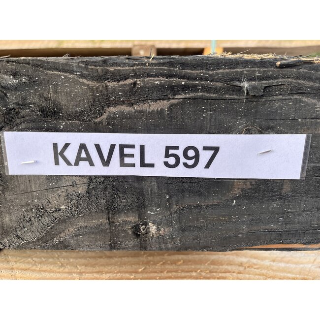 Bundel 597 - Douglas Balken Zwart 150x150x5000 mm