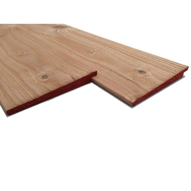 Douglas Zweeds Rabat / Potdekselplank 25/11 x 195 mm (2.5/1.1 x 19.5 cm) Fijnbezaagd