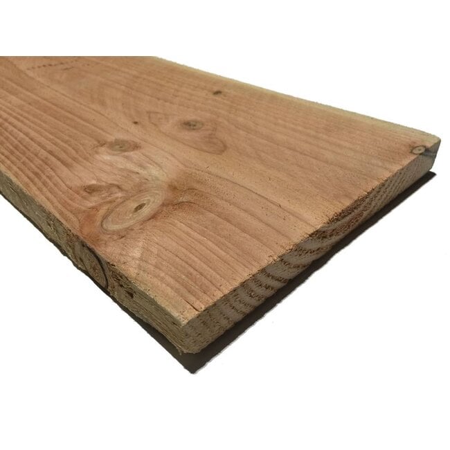 Douglas Plank / Boeideel 25 x 250 mm (2.5 x 25 cm) Fijnbezaagd