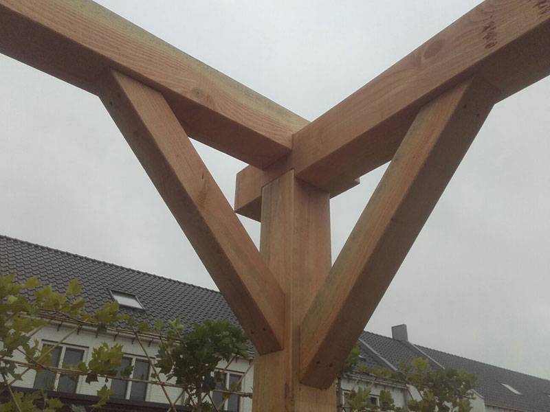 Houten pergola op maat