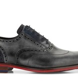 Floris van Bommel Floris van Bommel Veterschoen SFM-30229-31-01 Grijs Leer