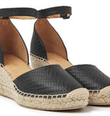 Via Vai VIA VAI Espadrilles Flora Braid 58122-02-900 Zwart