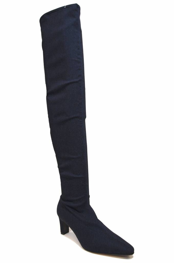 Panara Panara Stretch Laars over de knie 2312 Blauw (Jeans)