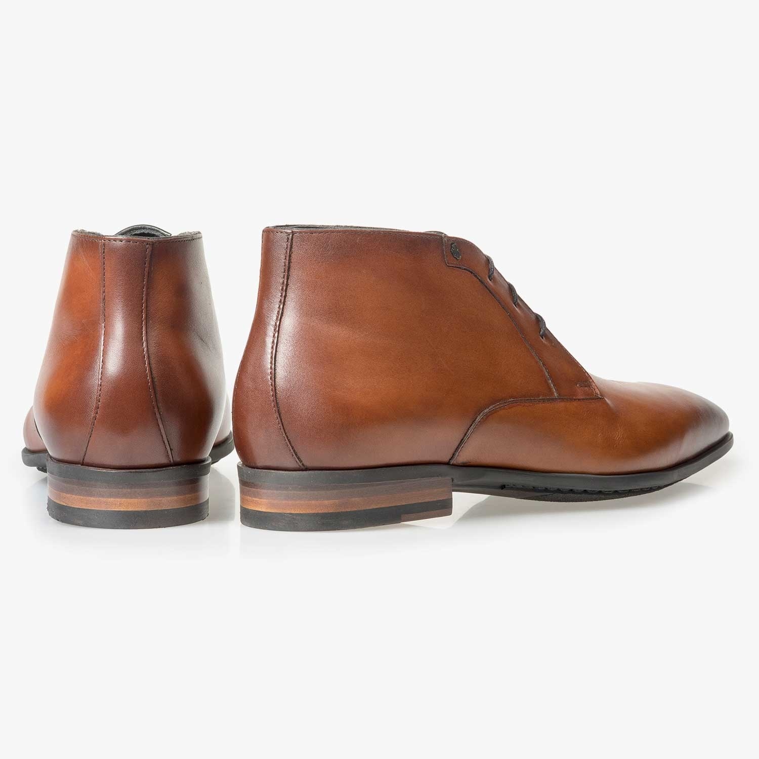 Van Bommel Van Bommel Halfhoge Veterschoen Sella 03.04 Cognac