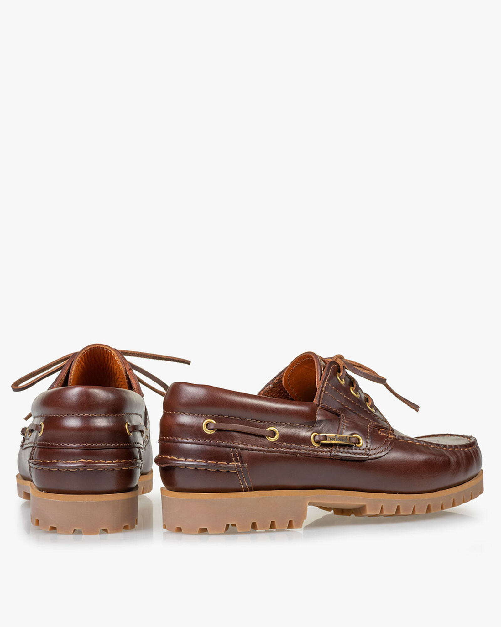Van Bommel Van Bommel Bootschoen  Boat Shoe 02.05 Roodbruin