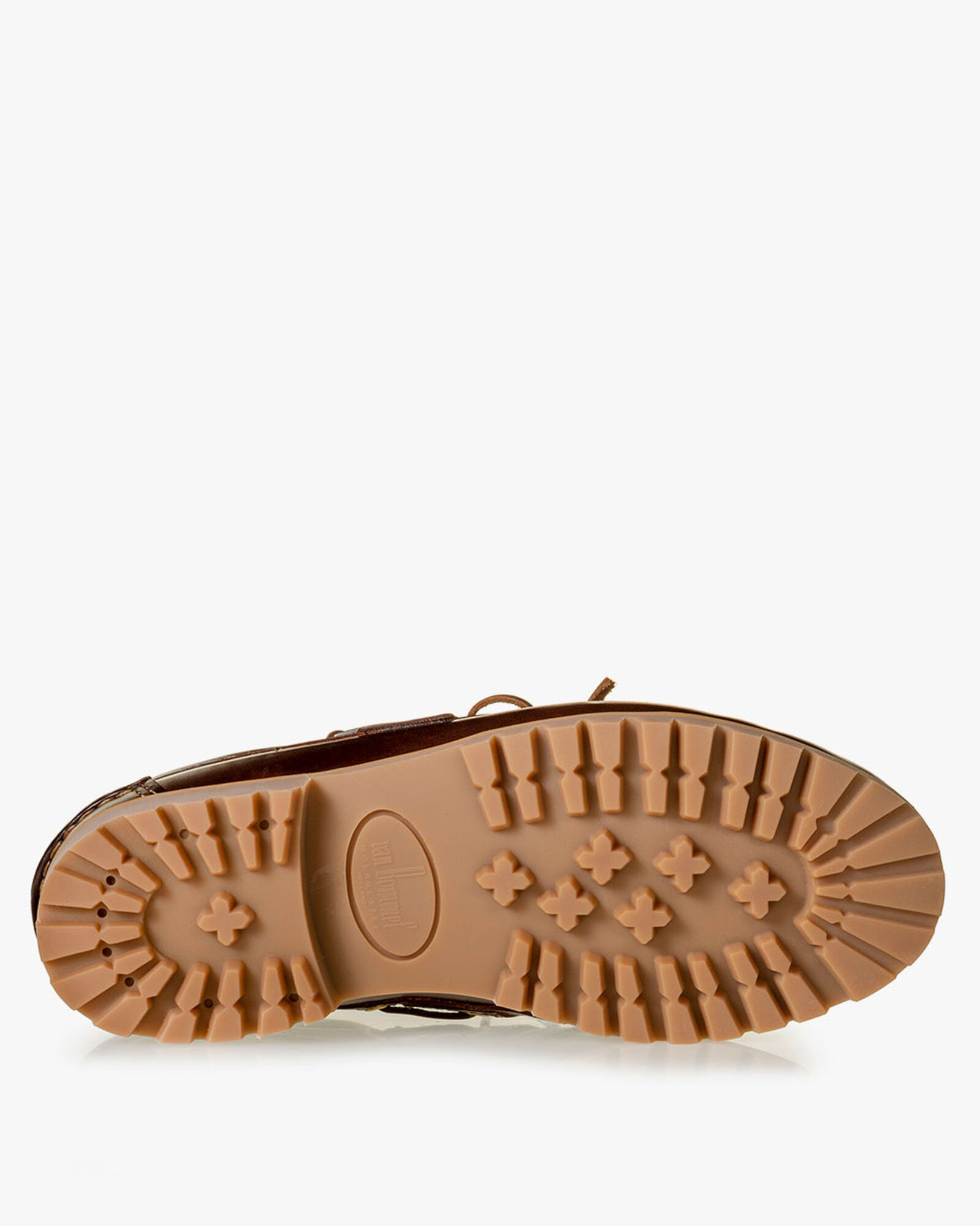 Van Bommel Van Bommel Bootschoen  Boat Shoe 02.05 Roodbruin