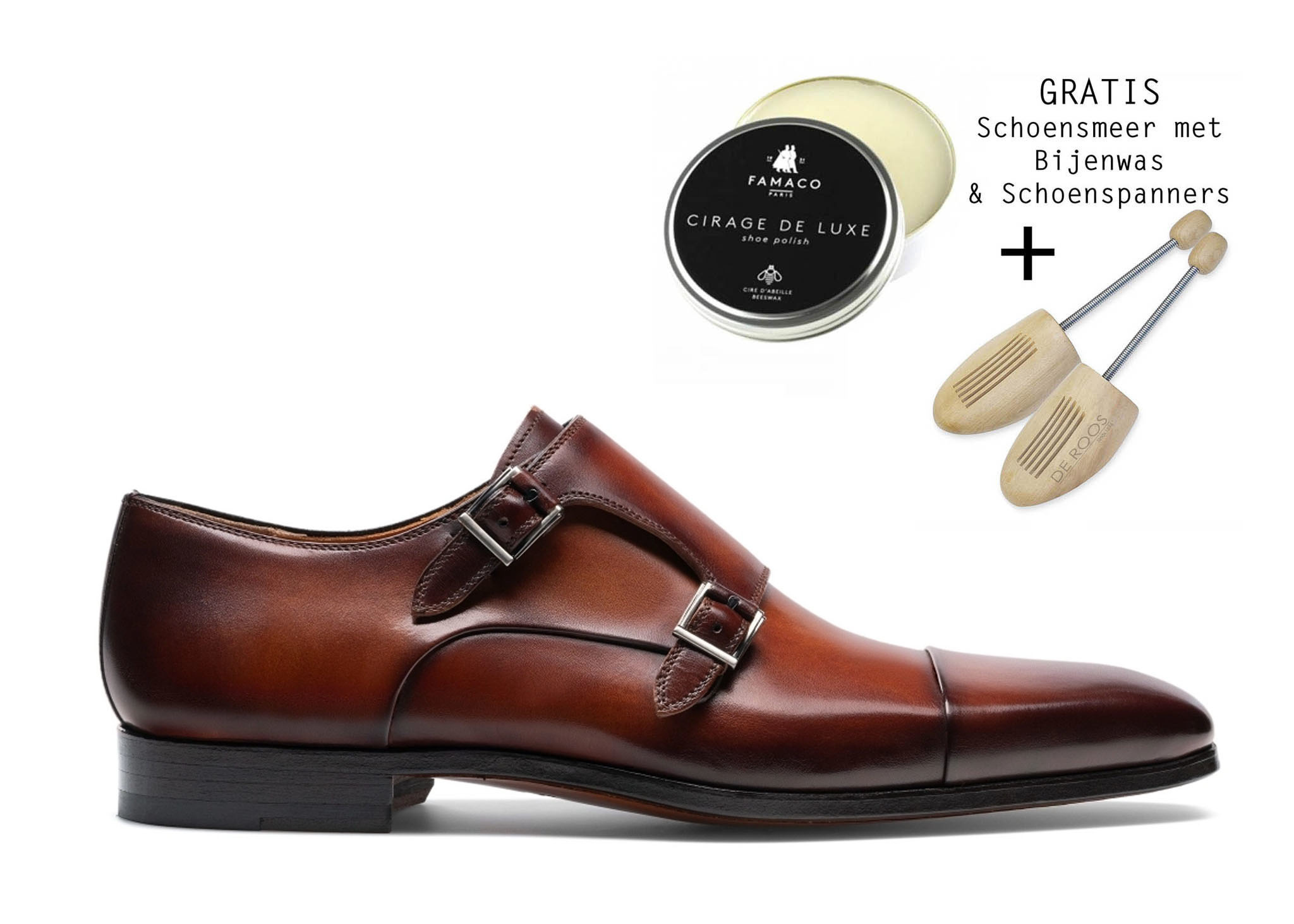 Magnanni Magnanni Gespschoen 23808 Cognac