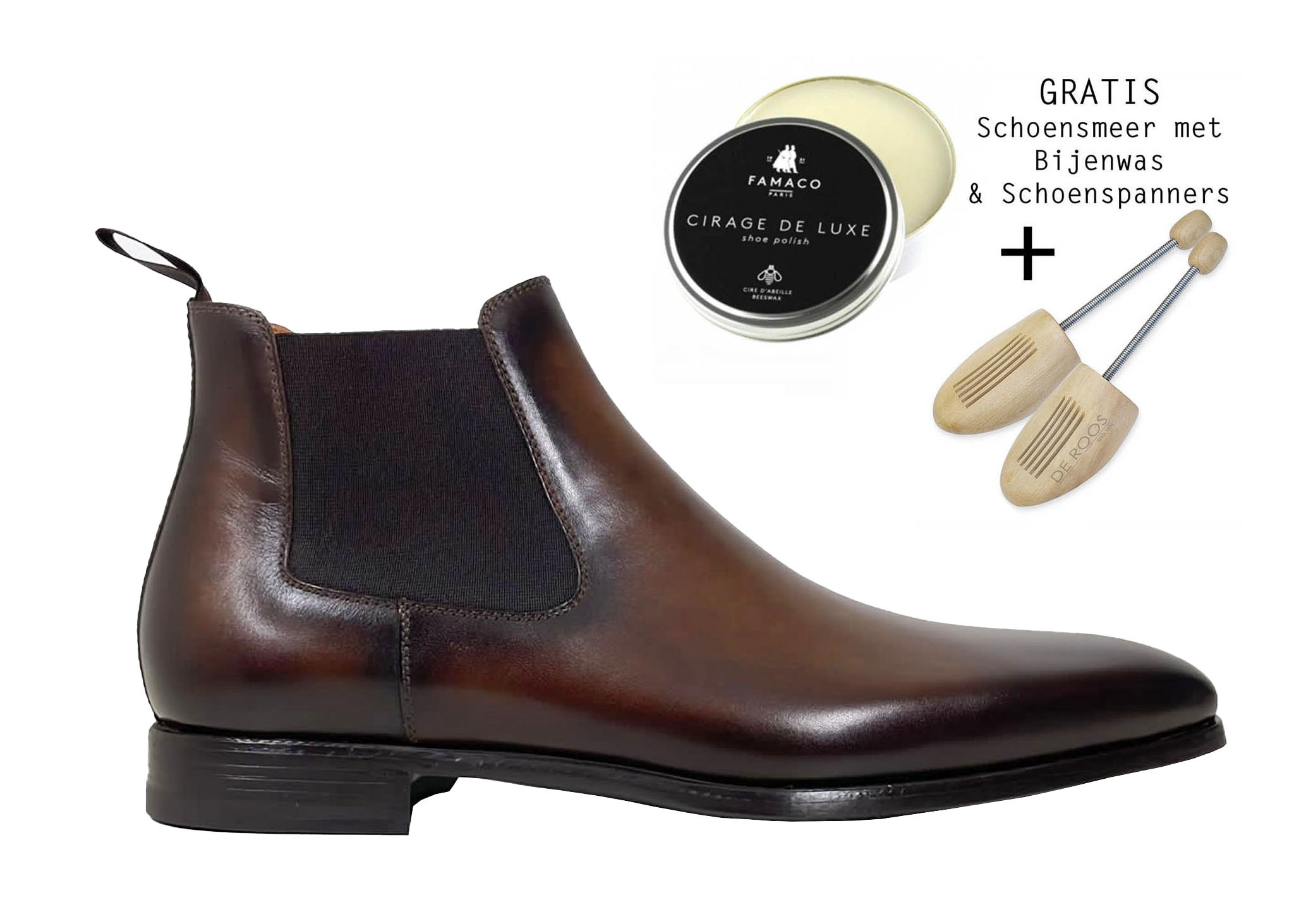 Magnanni Magnanni Chelsea Boots 20109 Cognac