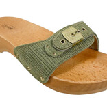 Scholl Scholl Slipper Pescura Heel Licht Groen