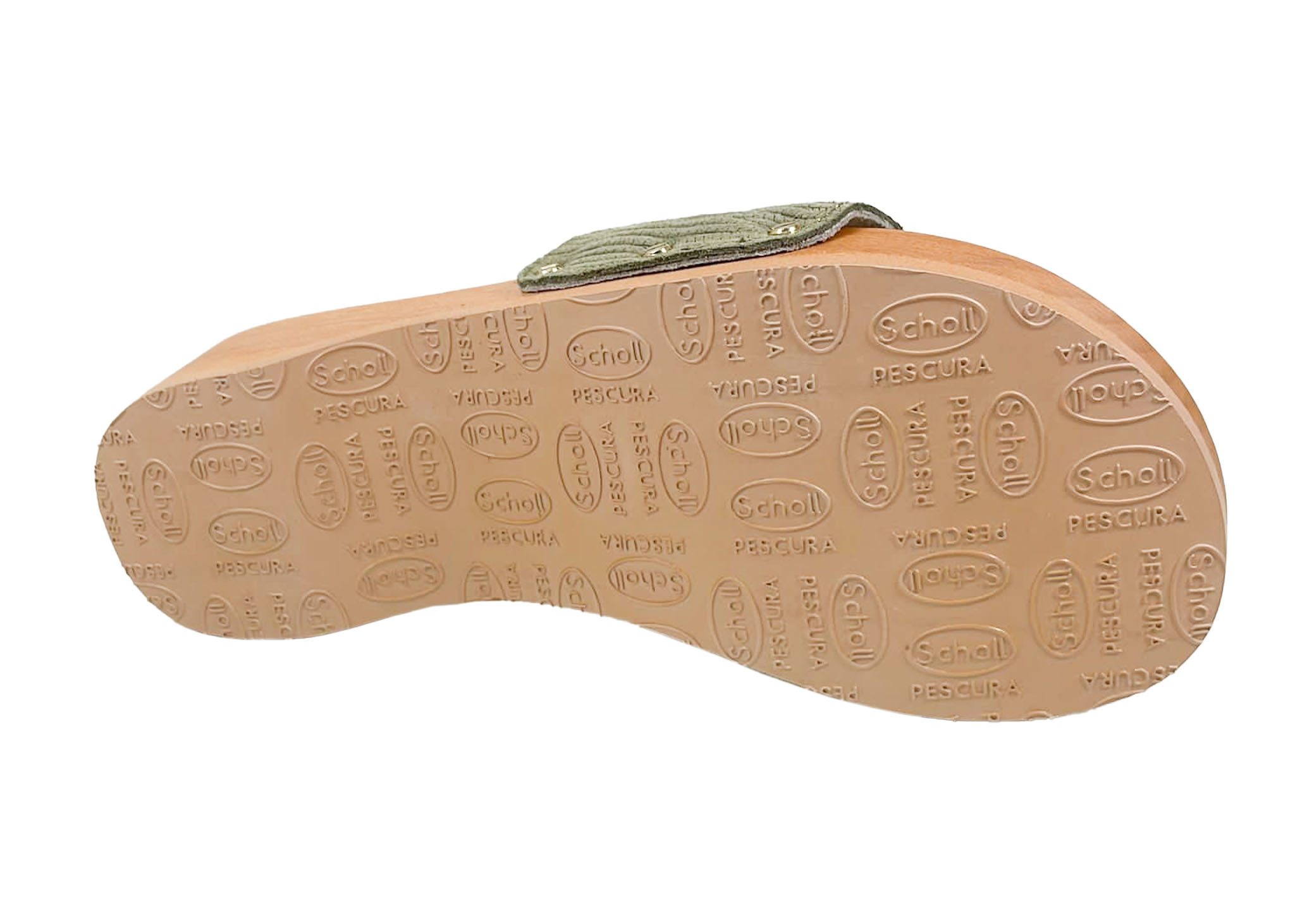 Scholl Scholl Slipper Pescura Heel Licht Groen