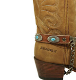 Sendra Sendra Sporen Arnes 267 Cognac/Turquoise