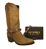 Sendra Sendra Sporen Arnes 267 Cognac/Turquoise