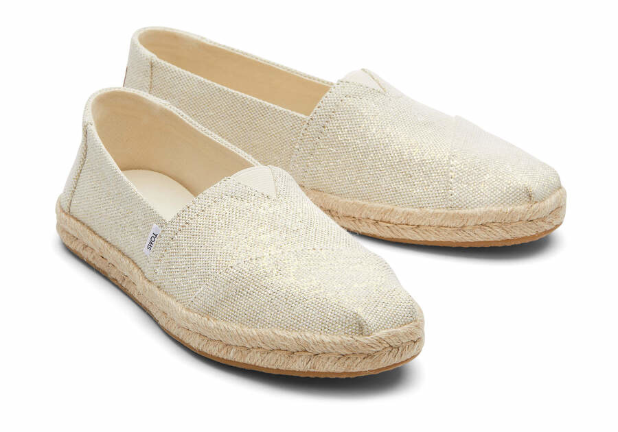 TOMS TOMS Espadrille Alpargata Rope 10019907 Ecru/Goud