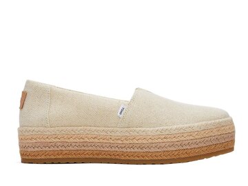 TOMS TOMS Espadrille Valencia 10019801 Ecru Metallic