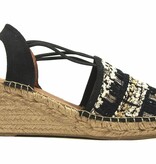 Toni Pons Toni Pons zwarte espadrille zwart Tania