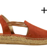 Toni Pons Toni Pons Espadrille Nuria - Rood/Bruin