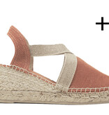 Toni Pons Toni Pons Espadrille Terra-V Rood/Brandy