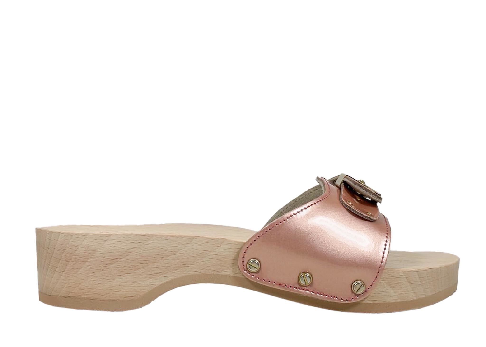 Scholl Scholl Slipper Pescura Heel Rosé-Goud