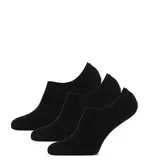 TECKEL Teckel Invisible Sneaker Sokken Zwart (3-Pack)